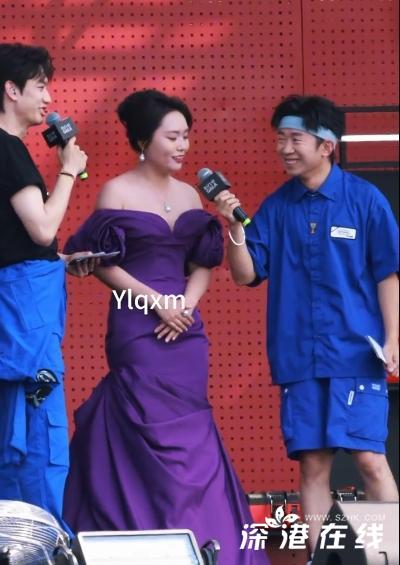 李雪琴怎么美成这样了 身穿紫色抹胸长裙造型亮相，太惊艳！ (https://www.astrots.cn/) 热点 第1张